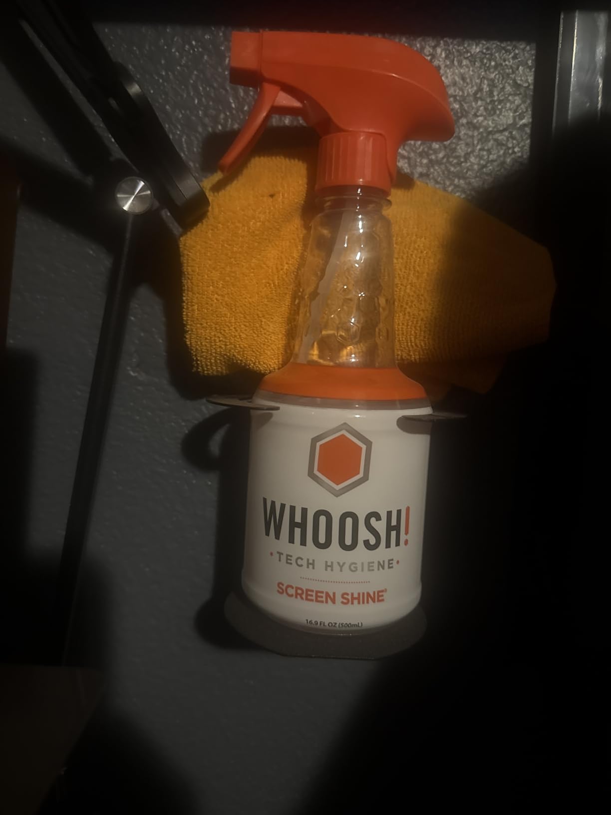 WHOOSH! Pro 16.9 fl oz Refillable TV Screen Cleaner & Microfiber Cloth - Streak-Free Cleaner for Flat Screens, OLED, LCD, Smart TV, Monitors - Non-Toxic, Odorless - Electronics Cleaning Kit customer photo 1