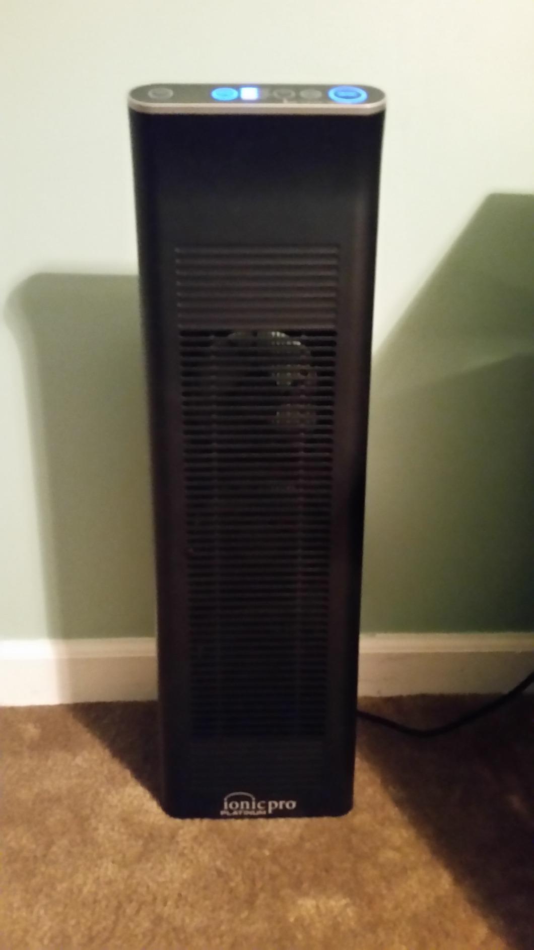 Ionic Pro Platinum (TA750) Air Purifier Tower, Never Replace Filters, Quiet Negative Ion Technology, Cleans Rooms Up to 800 sq ft customer photo 1