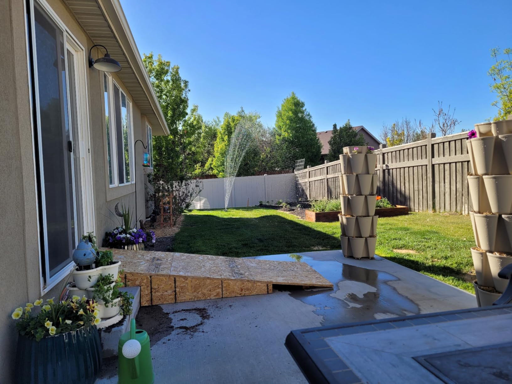 Greenstalk Patented Large 5 Tier Vertical Garden Planter with Patented Internal Watering System Great for Growing a Variety of Strawberries, Vegetables, Herbs, & Flowers (Stunning Stone) customer photo 1