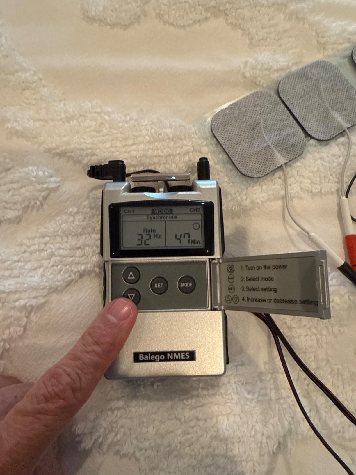 Balego EMS Digital Neuromuscular NMES Stimulator OTC customer photo 1