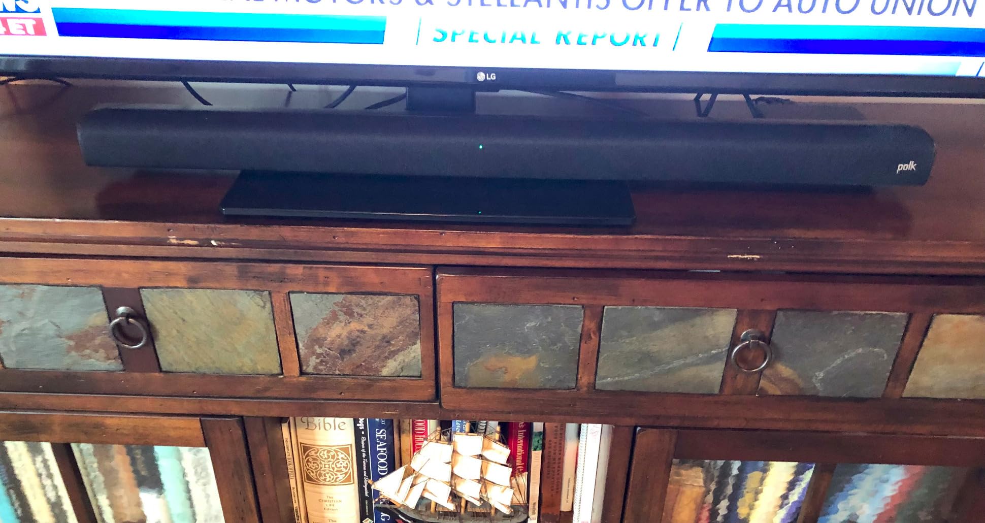 Polk Audio Signa S2 Sound Bar for Smart TV with Subwoofer, Wireless - Exclusive VoiceAdjust Technology, Ultra-Slim Design, Works with 4K & HD TVs, HDMI & Optical, Bluetooth, Wireless Streaming customer photo 1