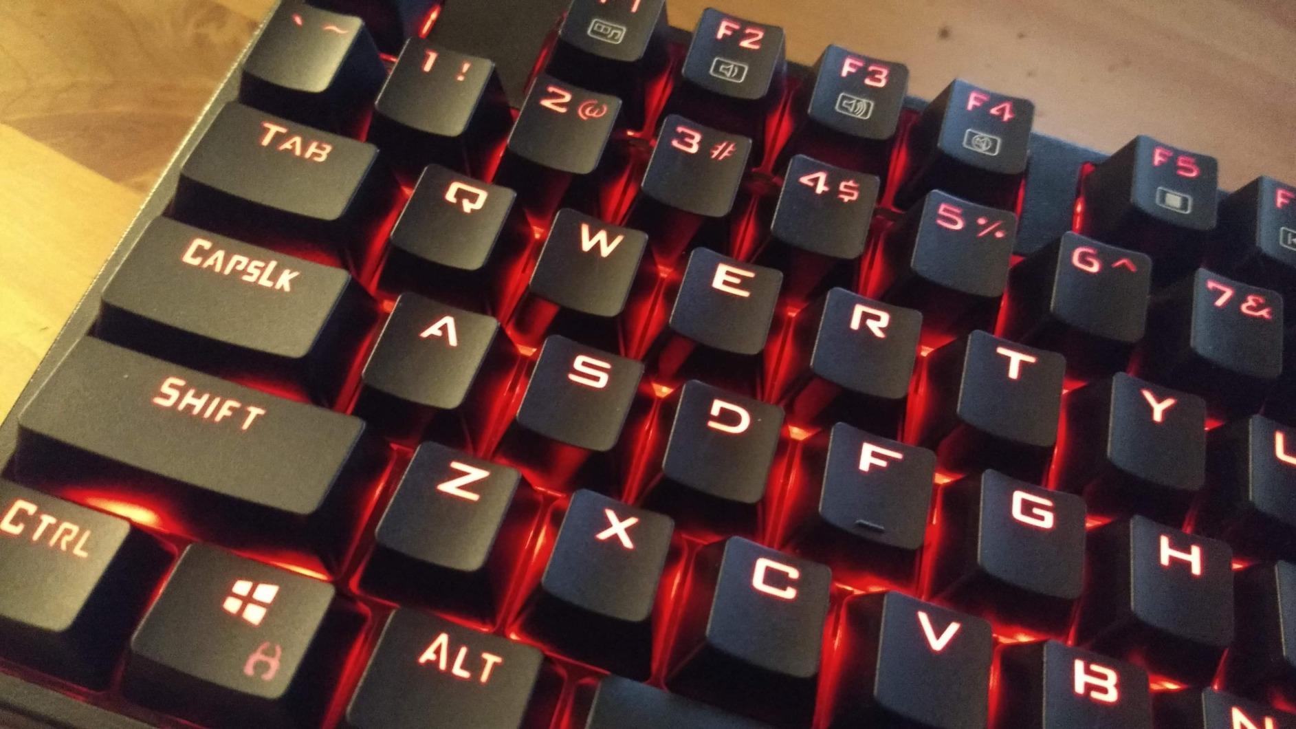 Redragon K582 RGB Mechanical Gaming Keyboard, 100% 104 Keys Standard Layout Gaming Keyboard with Double-Shot ABS Keycaps, Dynamic 16.8M RGB Backlit & Linear Red Switch, Redefine Software Supported customer photo 2