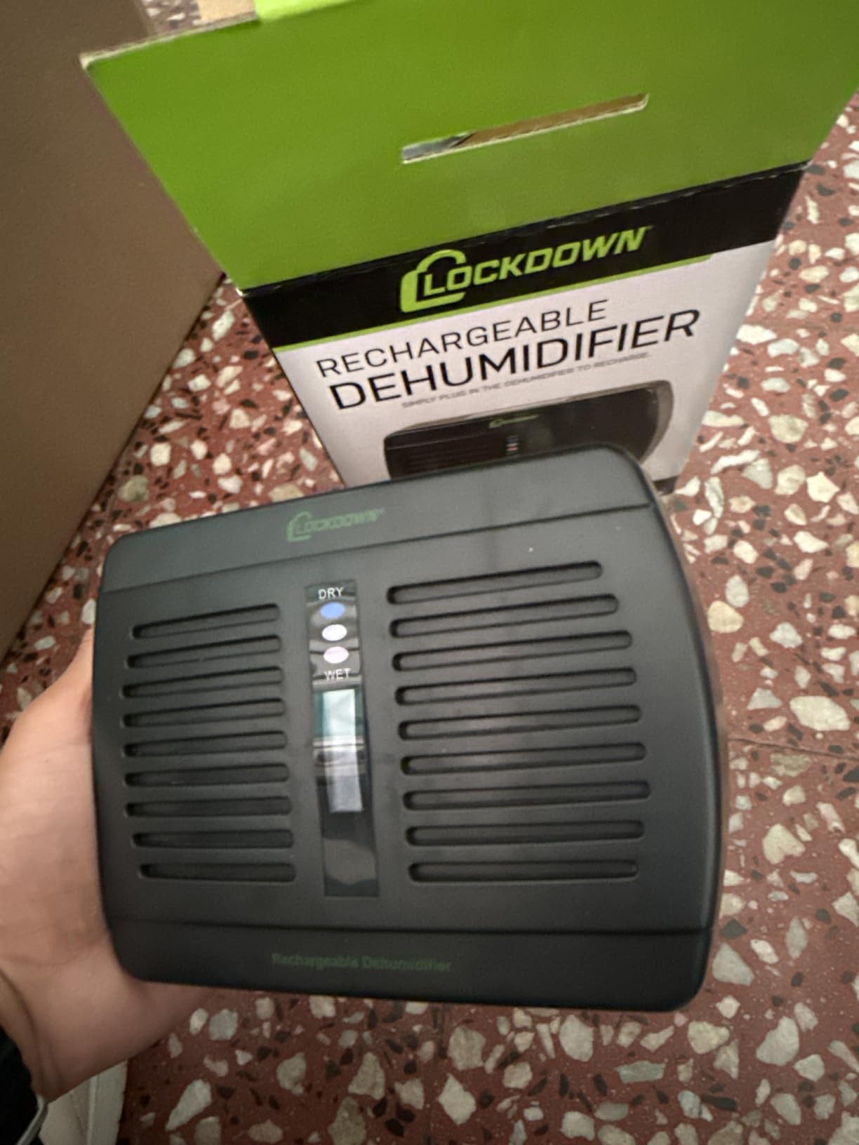 Lockdown Rechargeable/Renewable Dehumidifier with Compact, Cordless, Non-Toxic Design and Battery Level Indicator for Humidity Control in Gun Safe customer photo 1