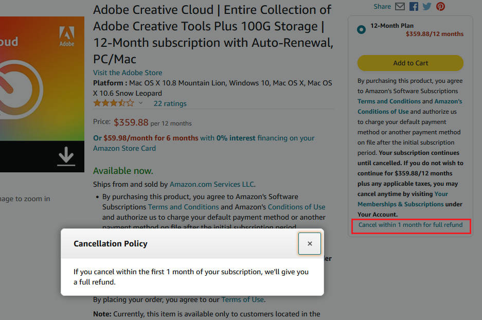 Adobe Creative Cloud Pro | 20+ creative apps plus 100GB Storage | 12-Month Subscription with Auto-Renewal|PC/Mac customer photo 1