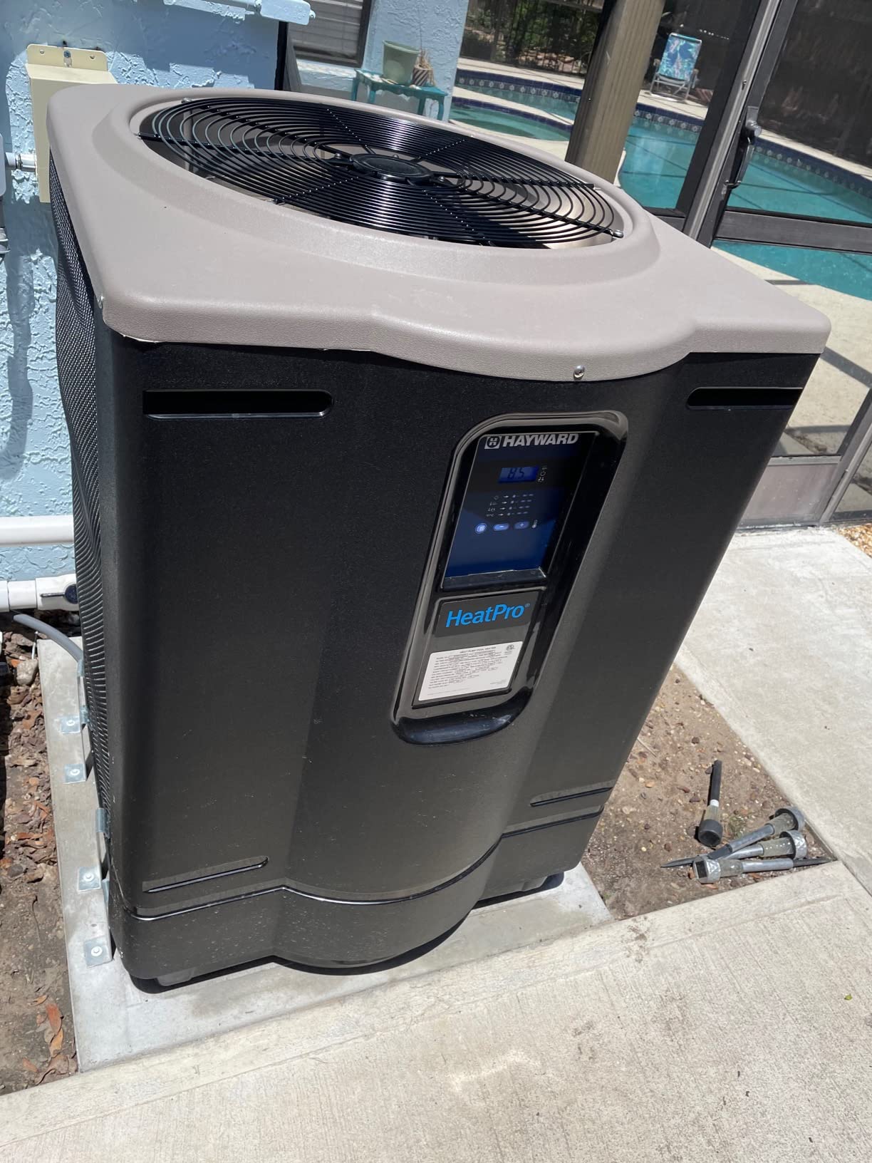Hayward W3HP21404T HeatPro 140,000 BTU Pool Water Heater Heat Pump for In-Ground Pools customer photo 2