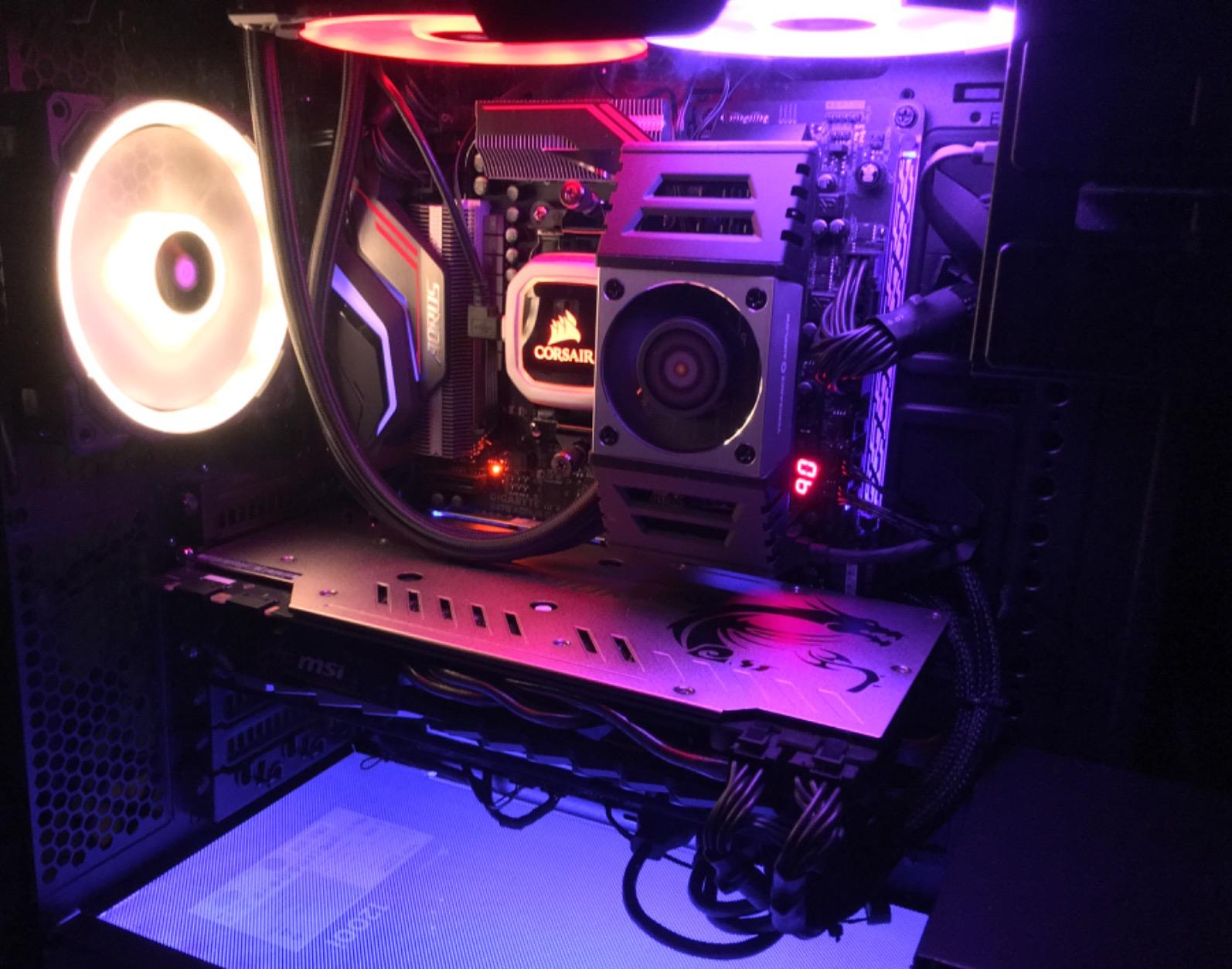 AMD Ryzen 7 3800X 8-Core, 16-Thread Unlocked Desktop Processor with Wraith Prism LED Cooler customer photo 2