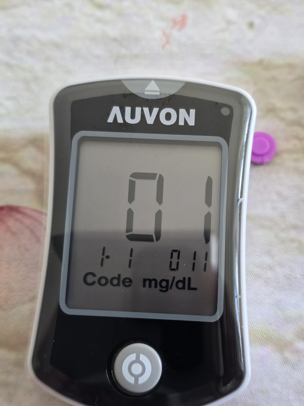 AUVON Blood Glucose Monitor Kit, High Accuracy Blood Sugar Test Kit with 50 Glucometer Strips, 50 Lancets, DS-W Diabetes Testing Kit, No Coding Required customer photo 1