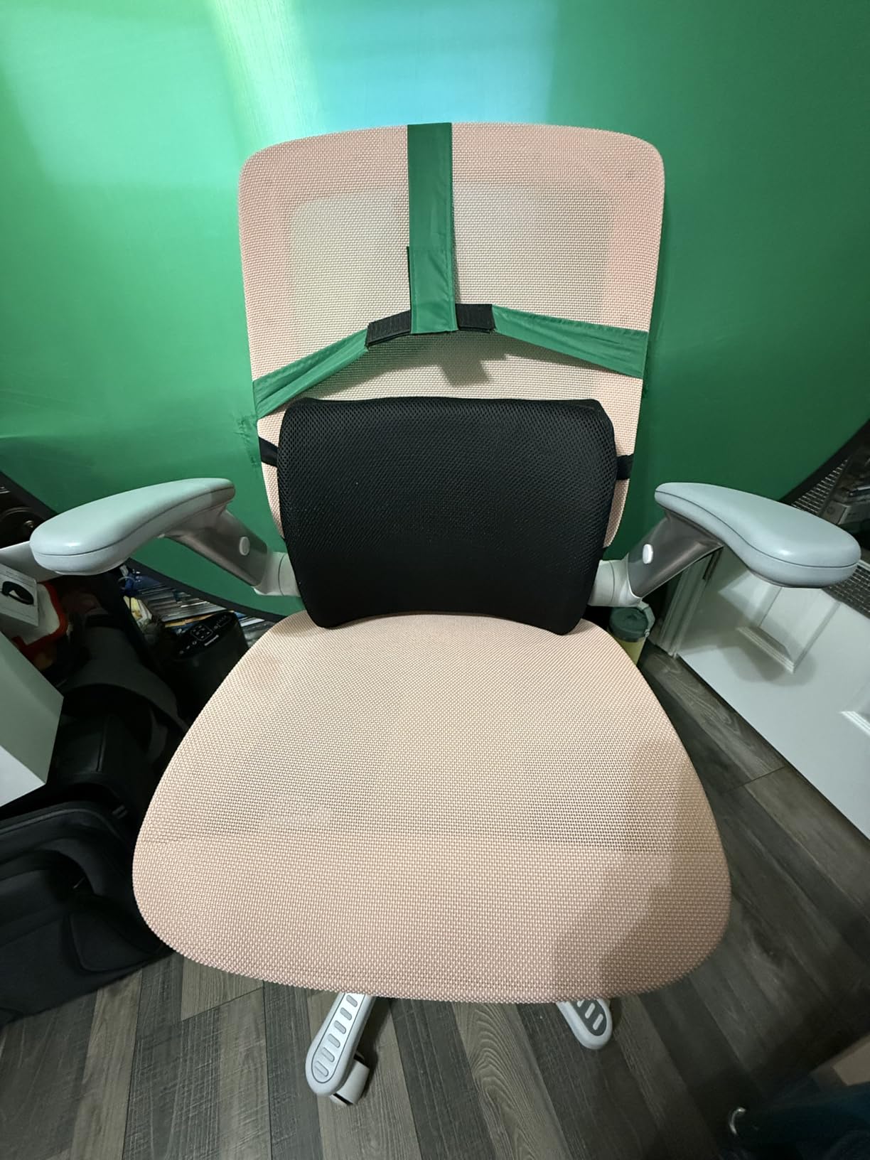 GABRYLLY Ergonomic Office Chair, High Back Home Desk Chair with Headrest, Flip-Up Arms, 90-120° Tilt Lock and Wide Cushion, Big and Tall Mesh Chairs for Man Woman, Black Task Chair customer photo 1