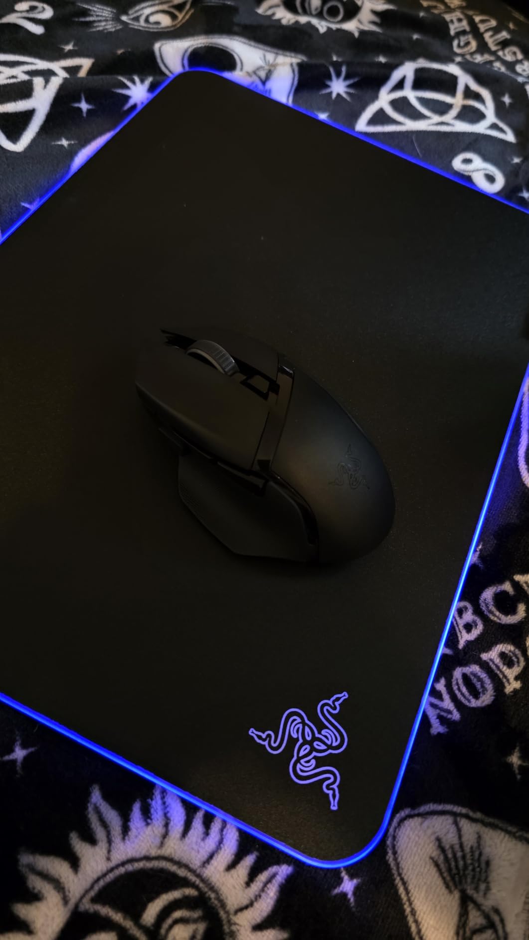 Razer Firefly Hard V2 RGB Gaming Mouse Pad: Customizable Chroma Lighting, Built-in Cable Management, Balanced Control and Speed, Non-Slip Rubber Base customer photo 2