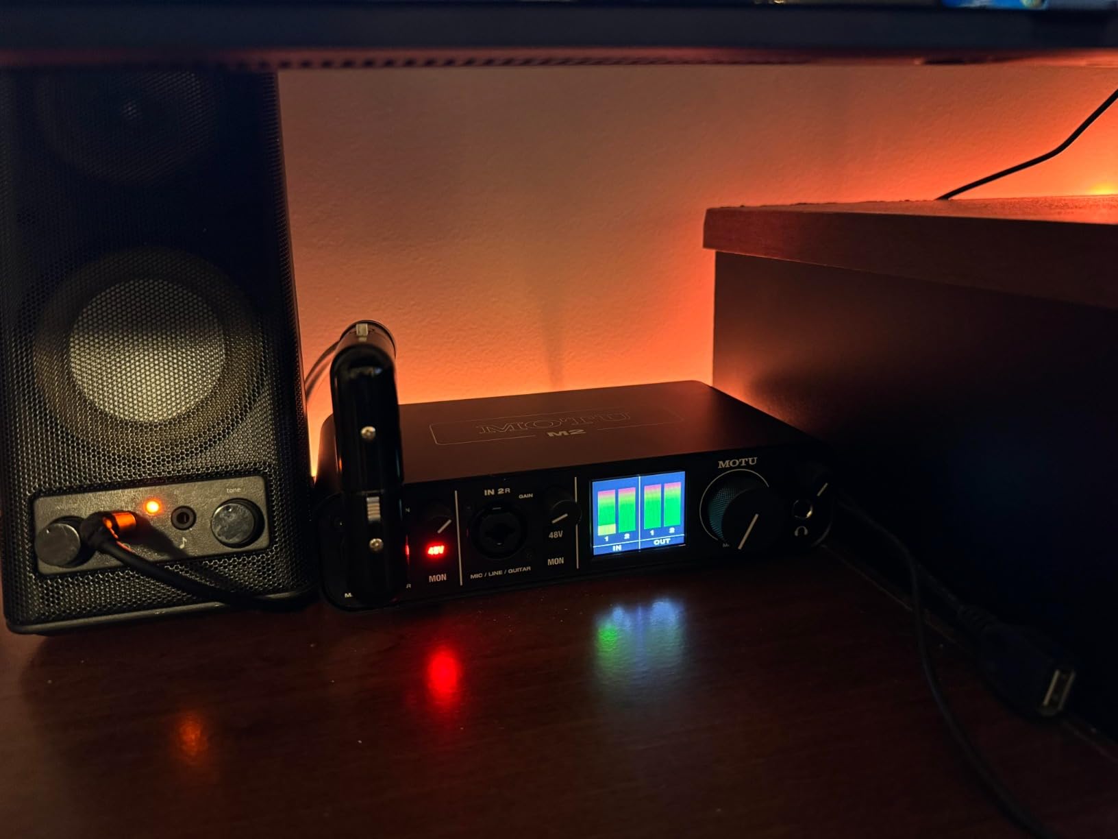 MOTU M2 USB-C Audio Interface customer photo 1