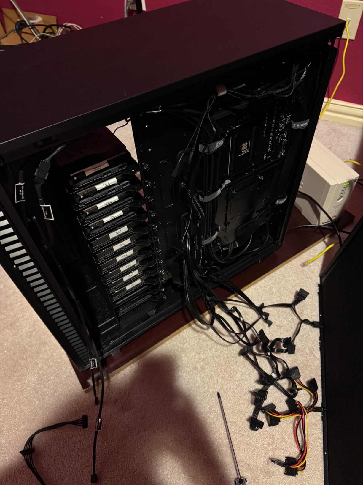Fractal Design Define 7 XL Black Solid Brushed Aluminum/Steel E-ATX Silent Modular Full Tower Computer Case customer photo 1