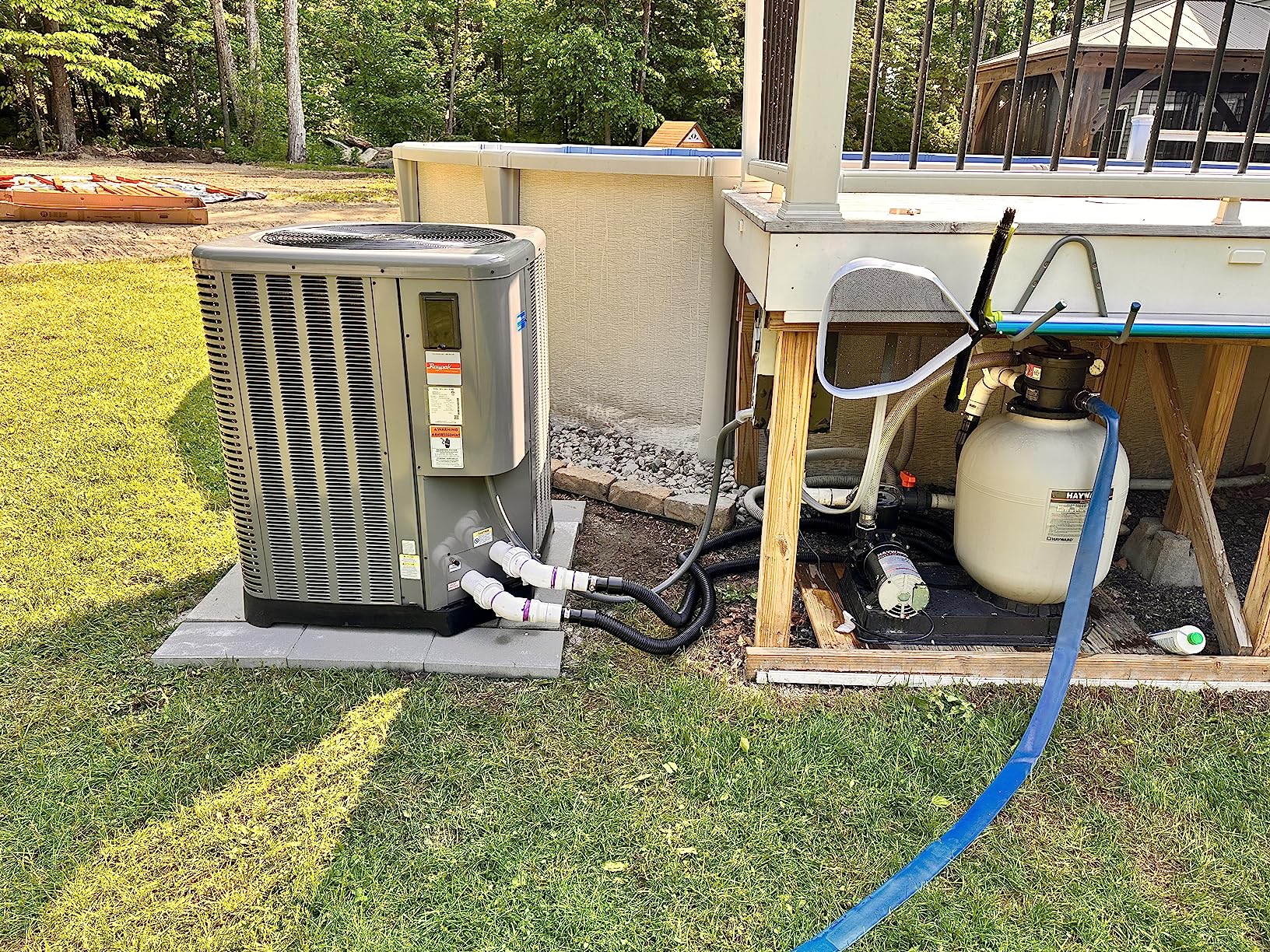 Raypak Heat Pump 8450 Model with Titanium Heat Exchanger, 140K BTU TWPH-8450EHT08 customer photo 1