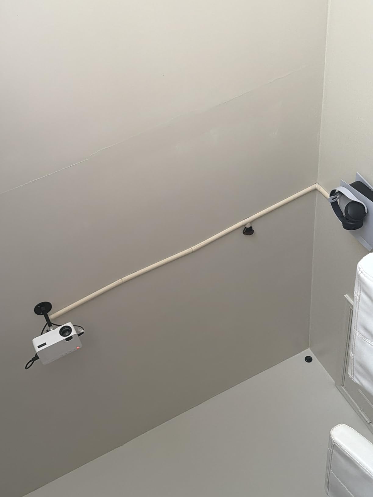 D-Line 157in Cord Cover Kit, Self-Adhesive Wire Hiders, Paintable Cable Raceway to Hide Wires on Wall, Electrical Cable Management - 10x 15.7 Lengths & 19 Accessories - 1.18