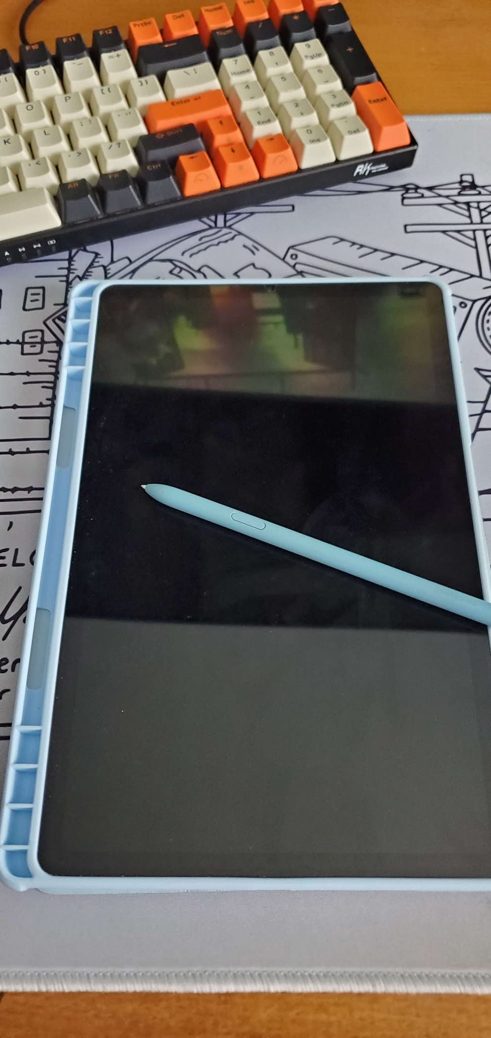 Galaxy Tab S6 Lite 10.4 inch 128GB WiFi Android Tablet with S Pen Included Slim Metal Design Crystal Clear Display Dual Speakers Long Lasting Battery SM-P610NZAEXAR Gray customer photo 1