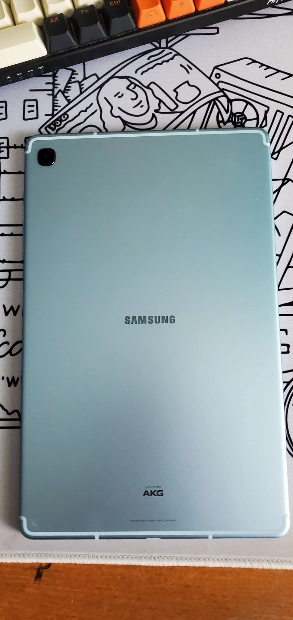 Galaxy Tab S6 Lite 10.4 inch 128GB WiFi Android Tablet with S Pen Included Slim Metal Design Crystal Clear Display Dual Speakers Long Lasting Battery SM-P610NZAEXAR Gray customer photo 2
