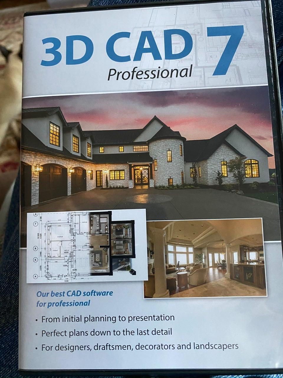 3D CAD 7 Professional - Plan & design buildings from initial rough sketches to the finished blueprints - CAD and architecture software customer photo 2