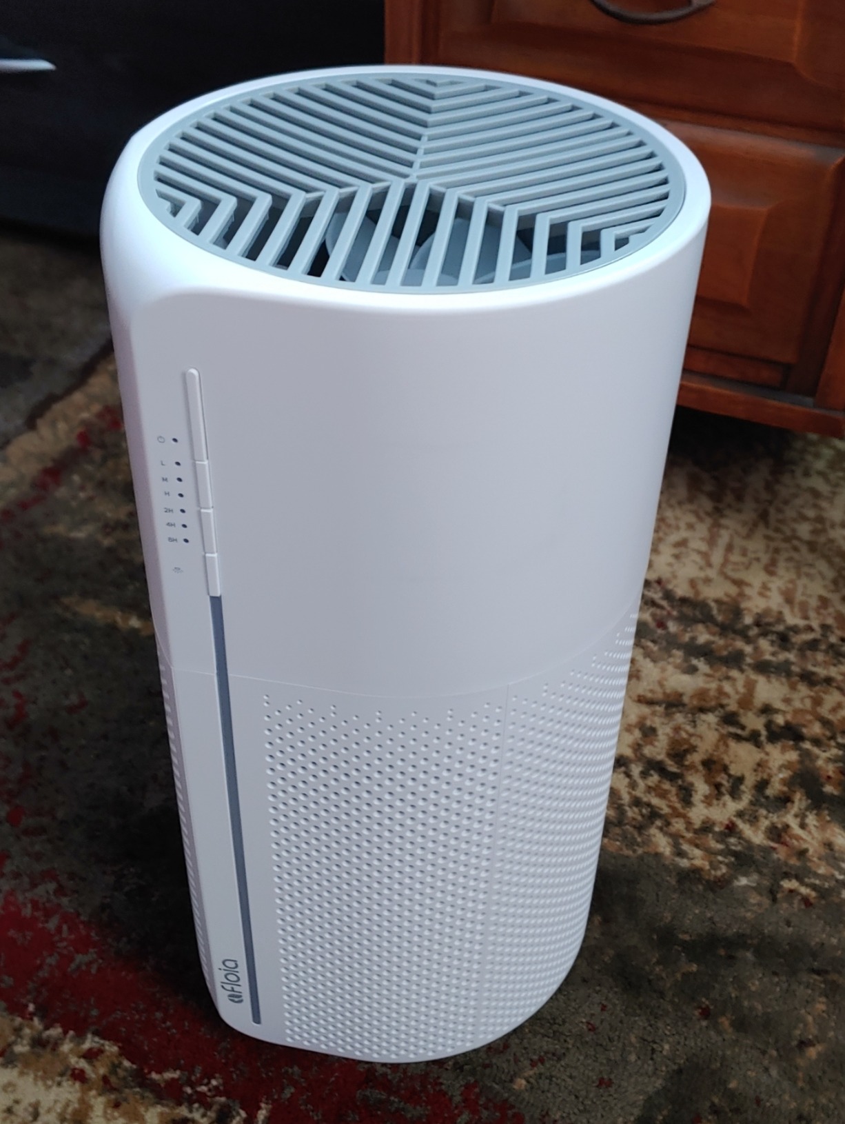 Afloia 2 IN 1 Air Purifier with Humidifier Combo, 3-Stage Filters for Home Allergies Pets Hair Smoker Odors, Evaporative Humidifier, Auto Shut Off, Quiet Air Cleaner with Seven Color Light,White customer photo 2