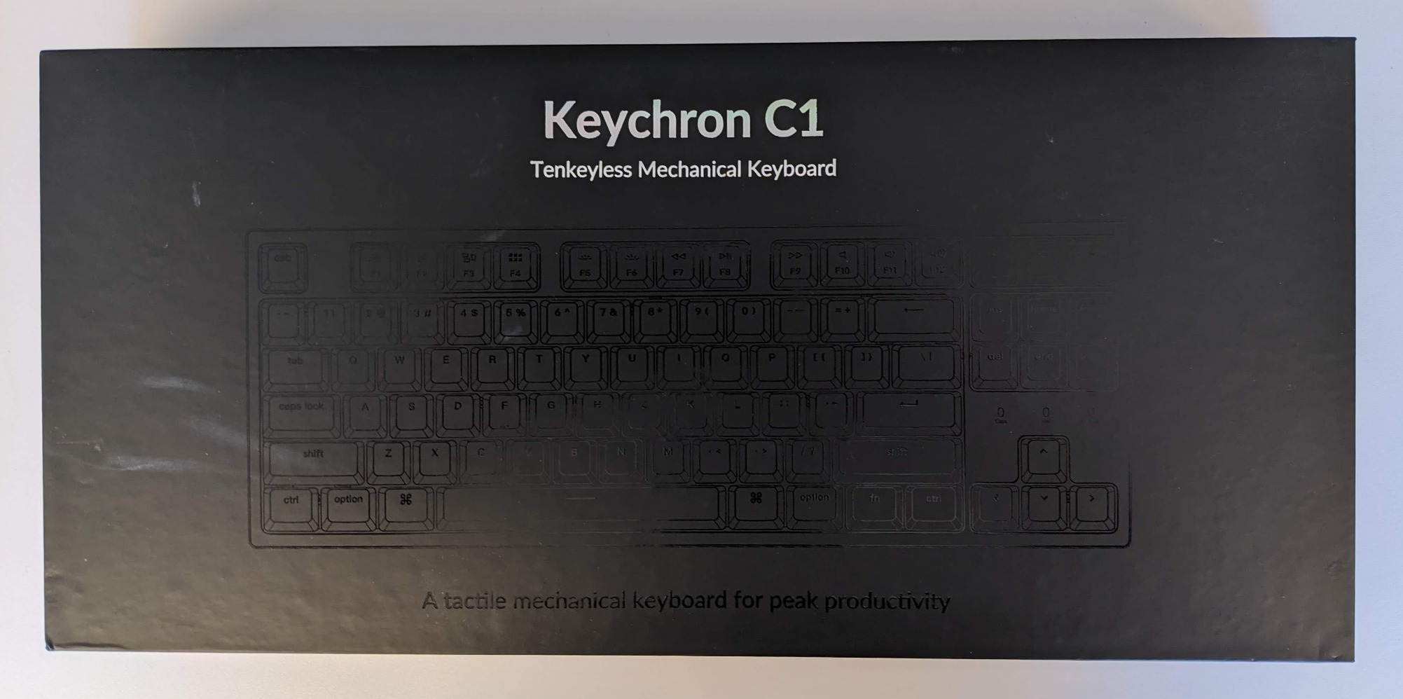 Keychron C1 Hot-swappable Wired Mechanical Computer Keyboard with Gateron G Pro Brown Switch, Double-Shot ABS Keycaps, White Backlight, USB Type-C, Tenkeyless 87 Keys customer photo 2