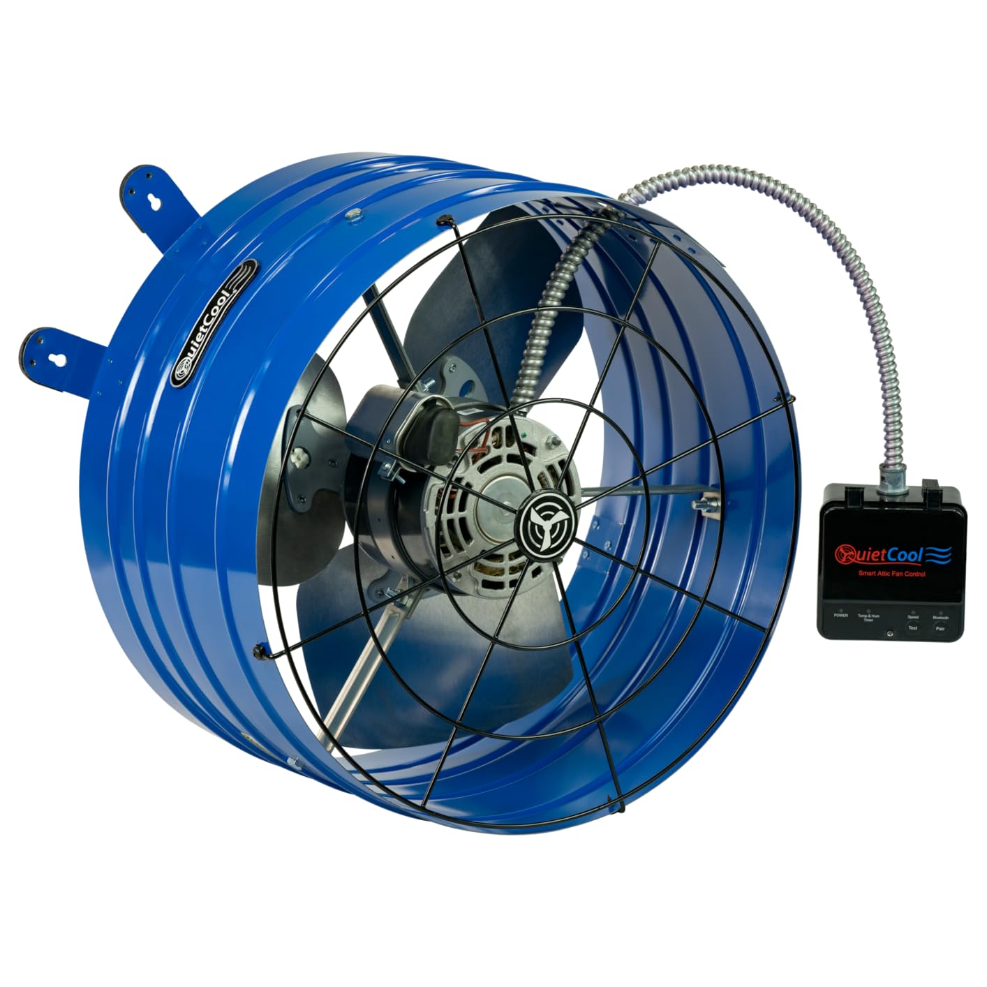 Quietcool AFG SMT PRO-2.0 Smart Attic Fan for Gable Vents - 1945 CFM - Smart App Control - Thermostat & Humidistat - 20ft Power Cord - Plug-and-play - Two Speed customer photo 2