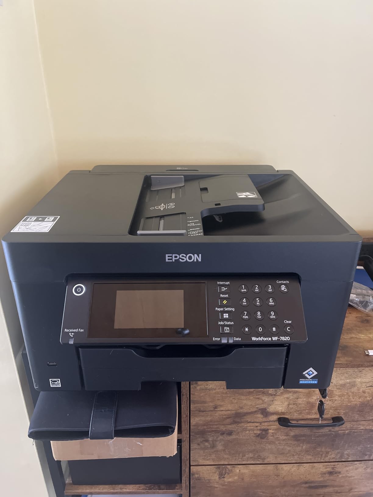 Epson Workforce Pro WF-7820 Wireless All-in-One Wide-Format Printer, Auto 2-Sided Print 13