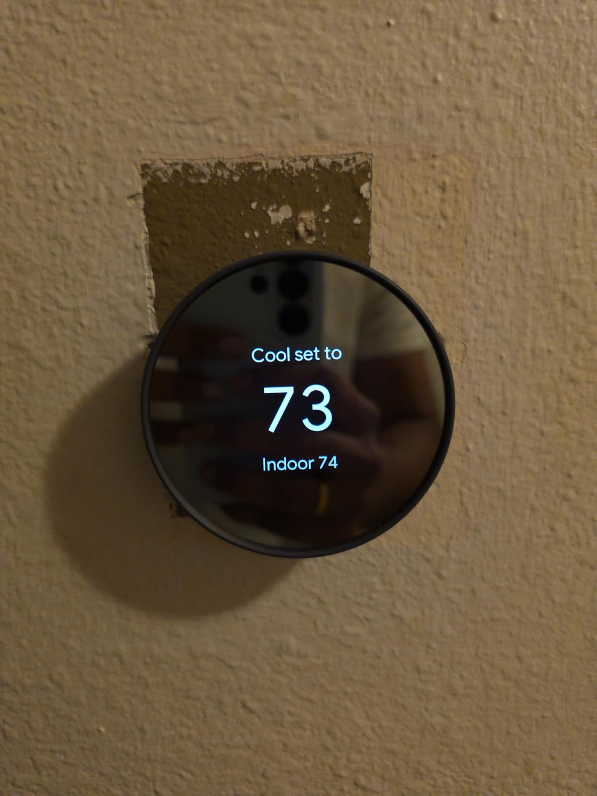 Nest Thermostat - Smart Thermostat for Home - Programmable Wifi Thermostat - Snow customer photo 1
