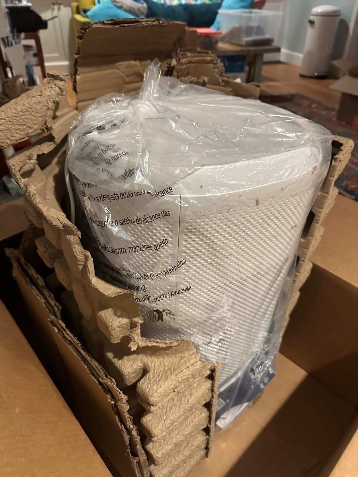 BLUEAIR 2-in-1 Purify + Humidify: Air Purifier and Humidifier with HEPASilent™ and 360° InvisibleMist™ Technology, Top Pour - covers 1,726 sqft in 60 minutes - Perfectly balanced air, one product customer photo 2