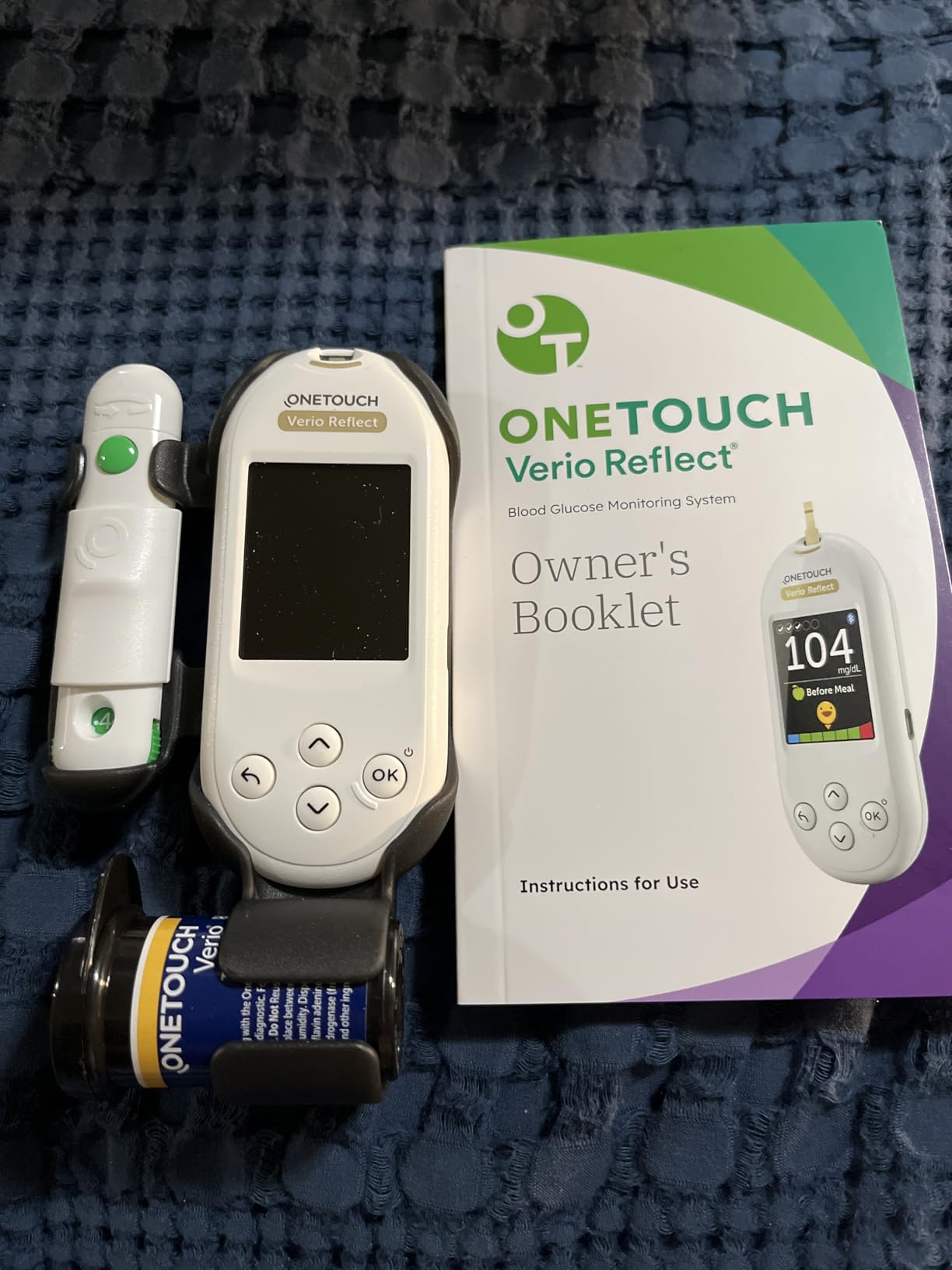 OneTouch Verio Test Kit - Verio Reflect Blood Glucose Meter, 30 Lancets, Lancing Device & 30 Test Strips - Diabetes Care Supplies customer photo 2