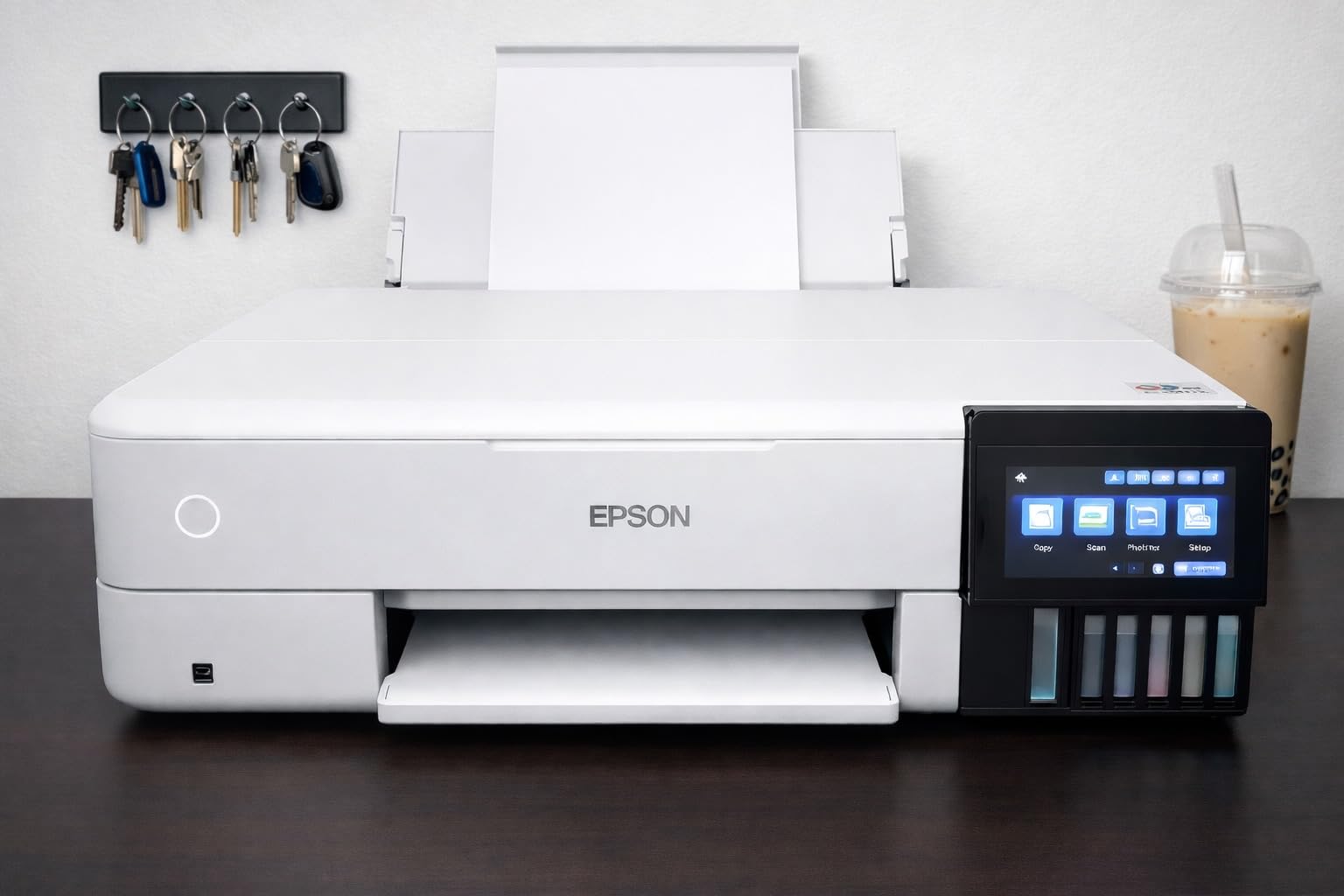 Epson EcoTank Photo ET-8550 Wireless Wide-Format Color All-in-One Supertank Printer - Scanner, Copier - Ethernet - 4.3-inch Color Touchscreen customer photo 1