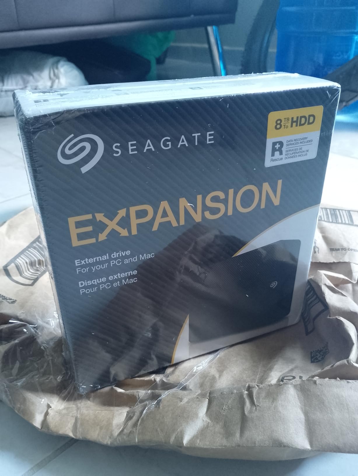 Seagate Expansion 8TB External Hard Drive HDD - USB 3.0, with Rescue Data Recovery Services (STKP8000400) customer photo 2