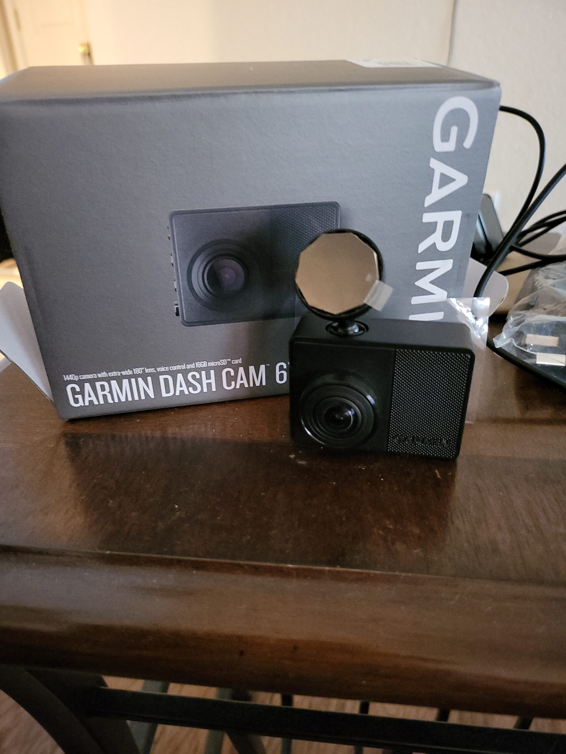 Garmin Dash Cam 67W, 1440p and Extra-Wide 180-degree FOV, Monitor Your Vehicle While Away w/New Connected Features, Voice Control, Compact and Discreet, Includes Memory Card - 010-02505-05 customer photo 1