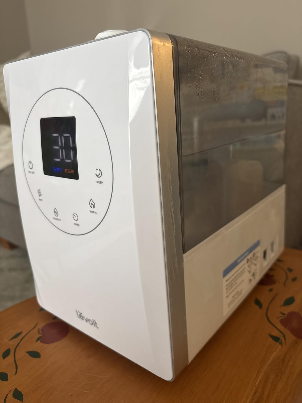 LEVOIT LV600S Smart Warm and Cool Mist Humidifiers for Home Bedroom Large Room, (6L) 753ft Coverage, Quickly & Evenly Humidify Whole House, Easy Top Fill, App & Voice Control - Quiet Sleep Mode customer photo 1