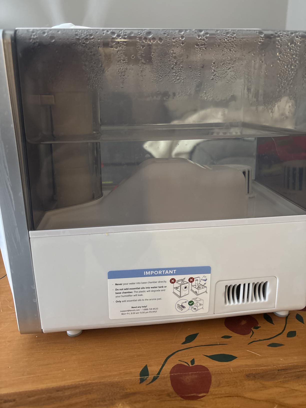 LEVOIT LV600S Smart Warm and Cool Mist Humidifiers for Home Bedroom Large Room, (6L) 753ft Coverage, Quickly & Evenly Humidify Whole House, Easy Top Fill, App & Voice Control - Quiet Sleep Mode customer photo 2