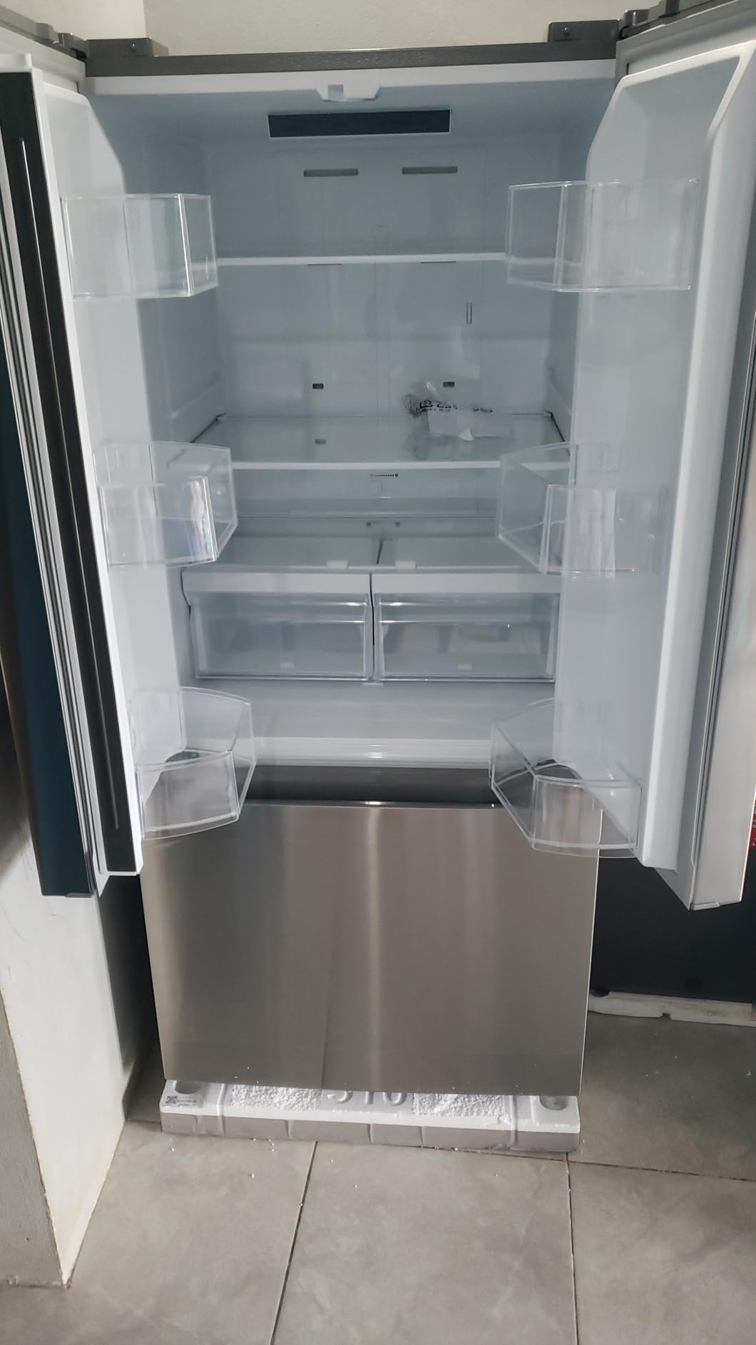 KoolMore Counter Depth French Door Refrigerator with Ice Maker, 4 Door Stainless-Steel Fridge - 22.5 Cu.Ft customer photo 1
