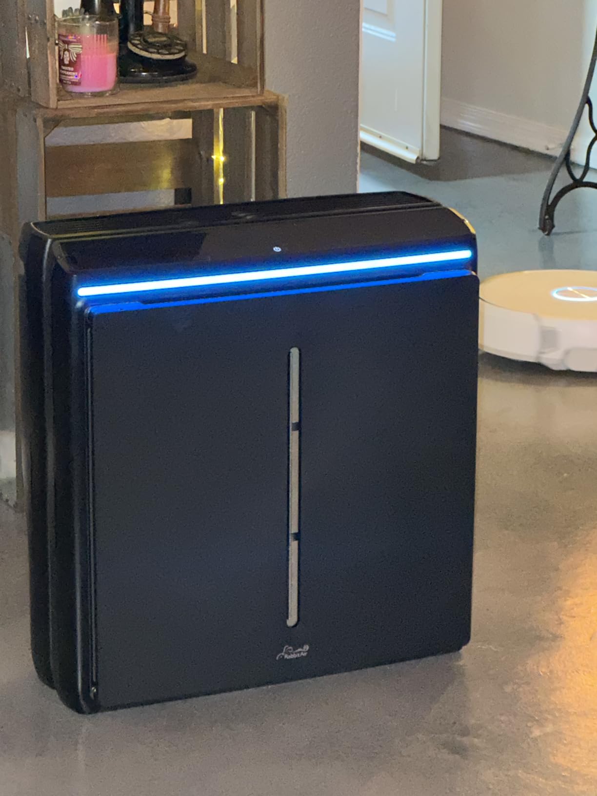 Rabbit Air A3 SPA-1000N Air Purifier HEPA Filter - Ultra Quiet, WiFi-enabled, Wall Mountable HEPA Air Purifiers for Home, Smoke, Odors, Pet Dander, Dust, VOCs, Cooking - Odor Remover Filter, Black customer photo 1