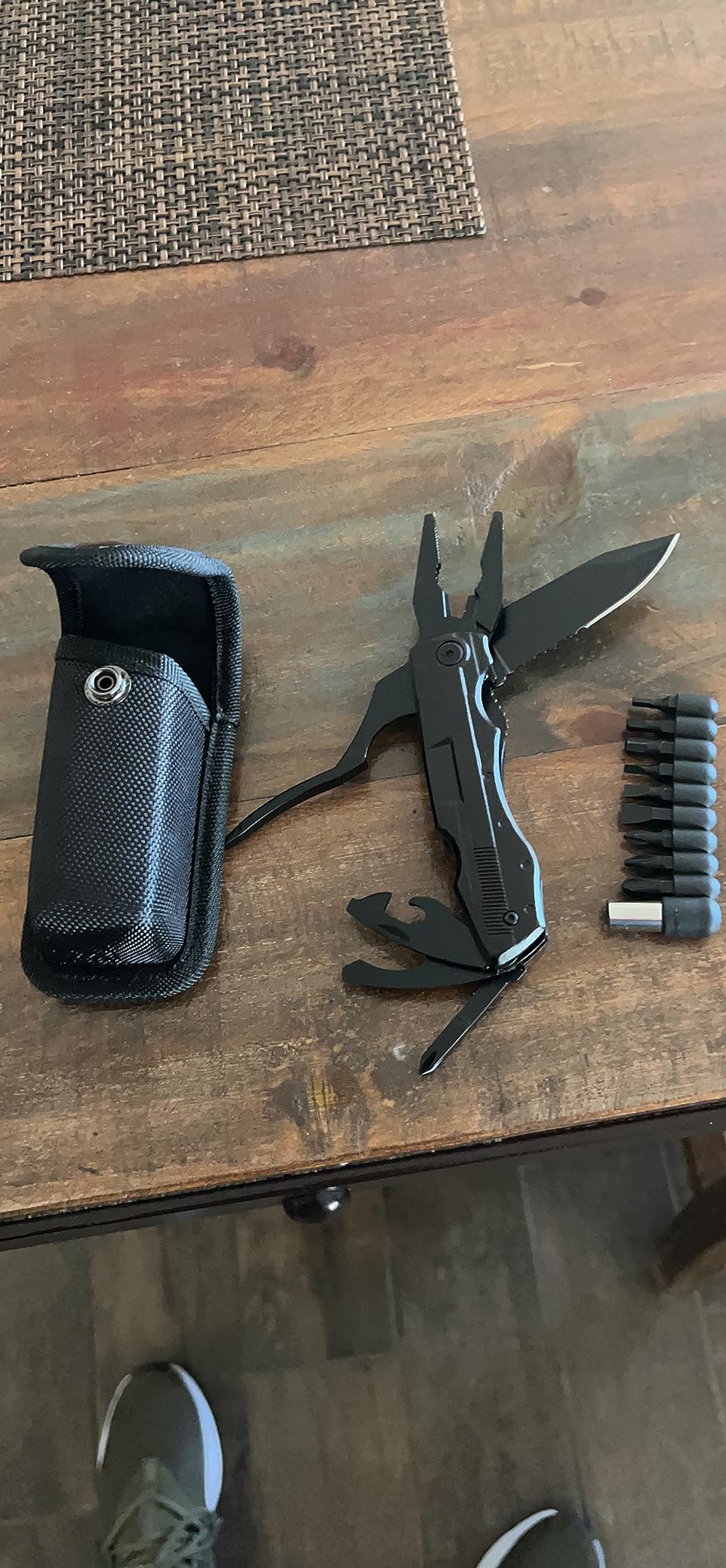 Fathers Day Dad Gifts from Daughter Son Wife Kids, BEST DAD EVER Multitool Knife, Christmas Birthday Father Day for Dad Step New Dad, Unique Camping Hunting Cycling Gift Ideas customer photo 2