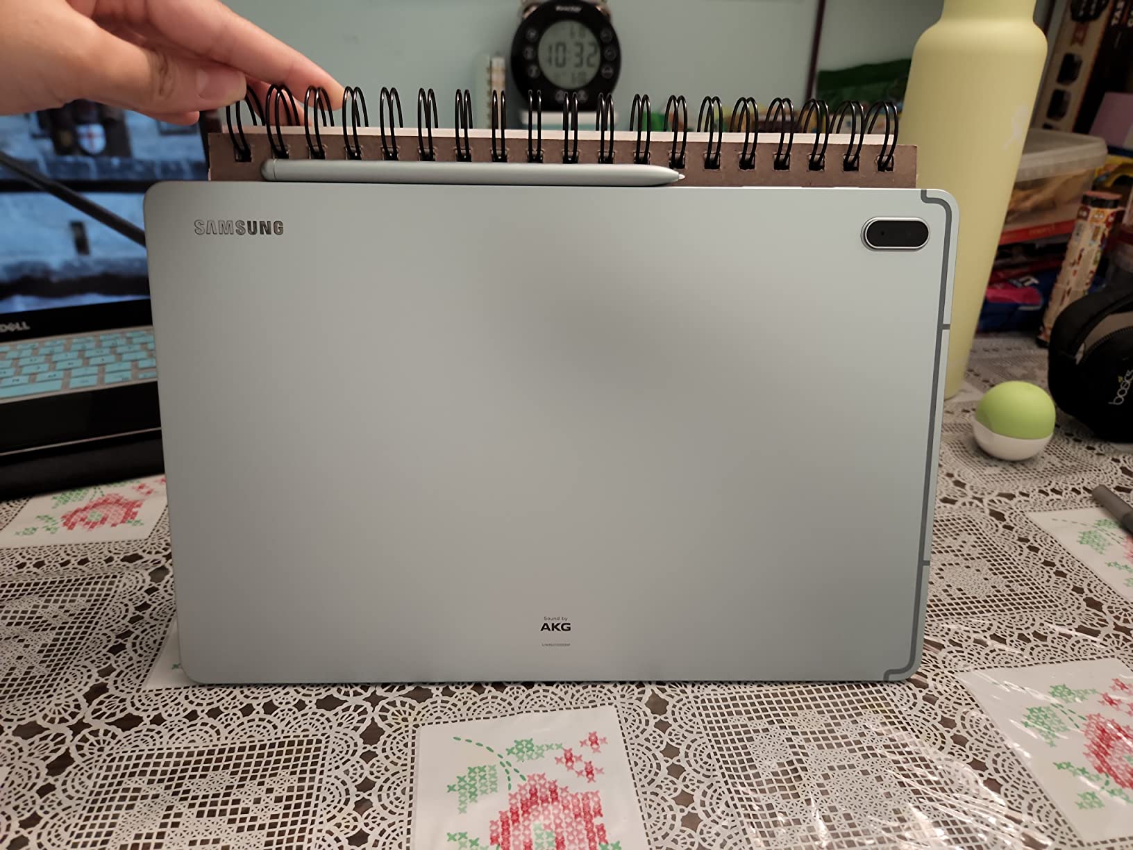 Galaxy Tab S7 FE 12.4 inch 64GB WiFi Android Tablet Large Screen S Pen Included Multi Device Connectivity Long Lasting Battery US Version 2021 Mystic Black customer photo 2