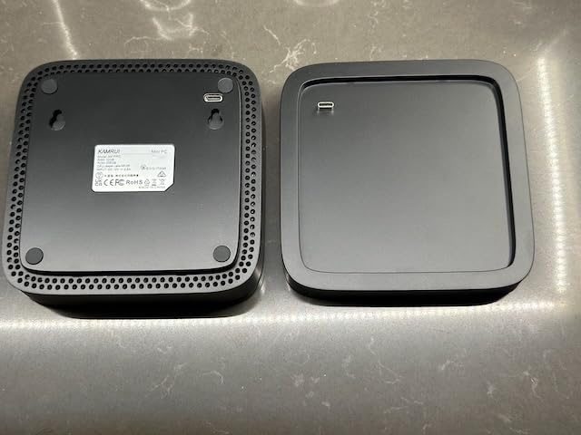 KAMRUI Essenx E1 Mini PC Computer, AMD Athlon Gold 3150U (Beats i3-10110U/N95), 8GB RAM 256GB SSD, Mini Desktop Computer Support Dual 4K, WiFi, Bluetooth, Ethernet for Business, Education, Home customer photo 1