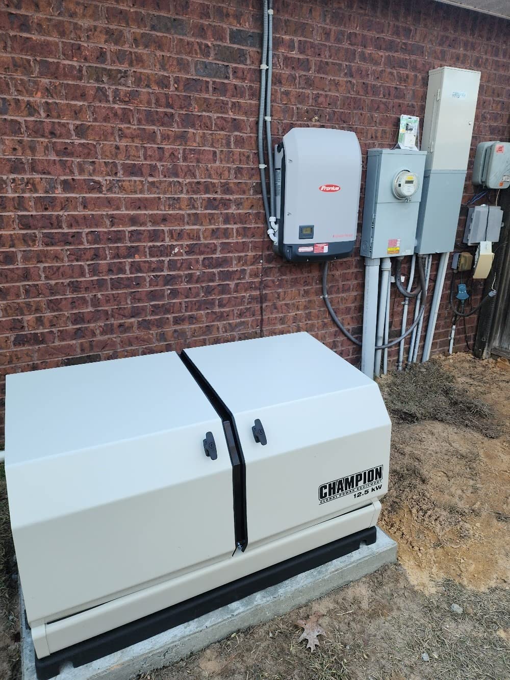 Champion Power Equipment 100837 14kW Home Standby Generator System, 200-Amp aXis Automatic Transfer Switch customer photo 2