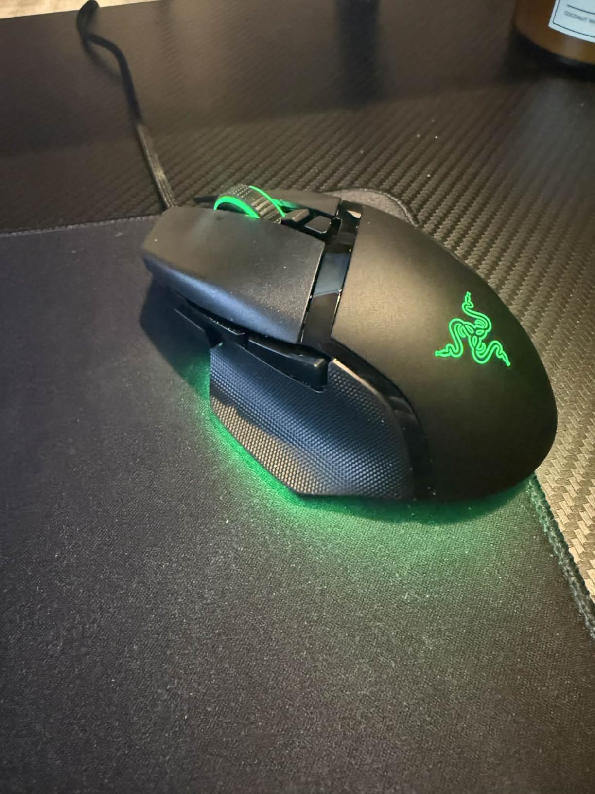 Razer Basilisk V3 Customizable Ergonomic Gaming Mouse: Fastest Gaming Mouse Switch - Chroma RGB Lighting - 26K DPI Optical Sensor - 11 Programmable Buttons - HyperScroll Tilt Wheel - Classic Black customer photo 2