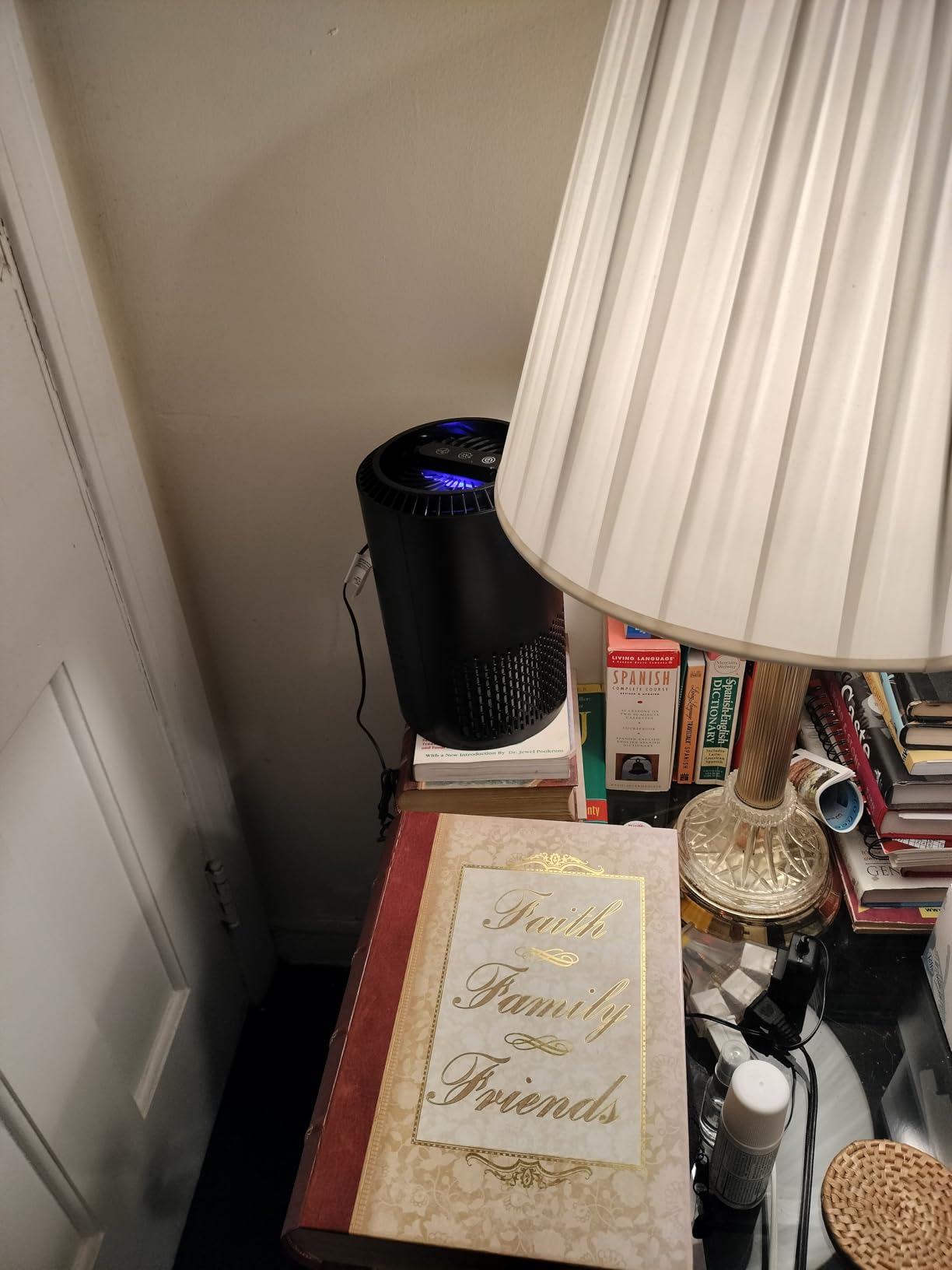 AROEVE Air Purifiers for Bedroom Home, Air Purifier For Smoke Pollen Dander Hair Smell Air Cleaner with Sleep Mode Speed Control For Bedroom Office, MK01- Black(Available for California) customer photo 1