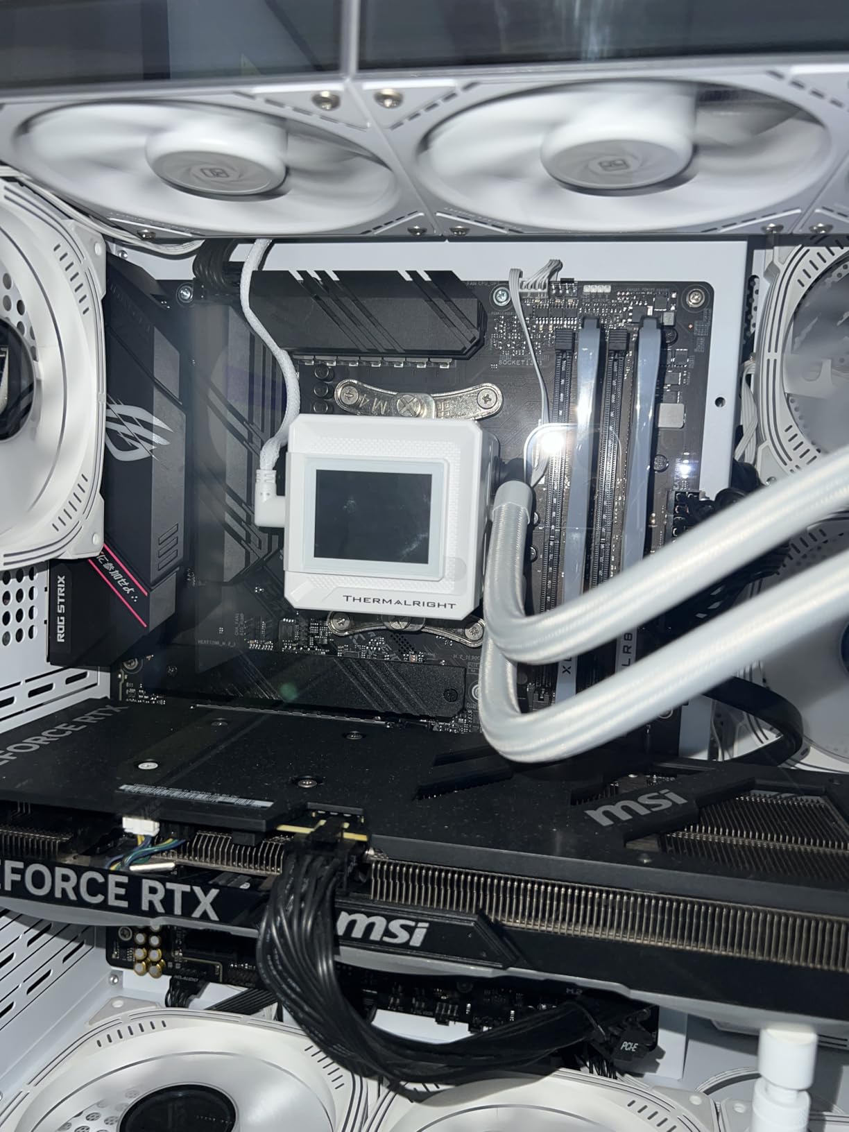 Asus ROG Strix B550-F Gaming WiFi II AMD AM4 (3rd Gen Ryzen) ATX Gaming Motherboard (PCIe 4.0, WiFi 6E, 2.5Gb LAN, BIOS Flashback, HDMI 2.1, Addressable Gen 2 RGB Header and Aura Sync) customer photo 3