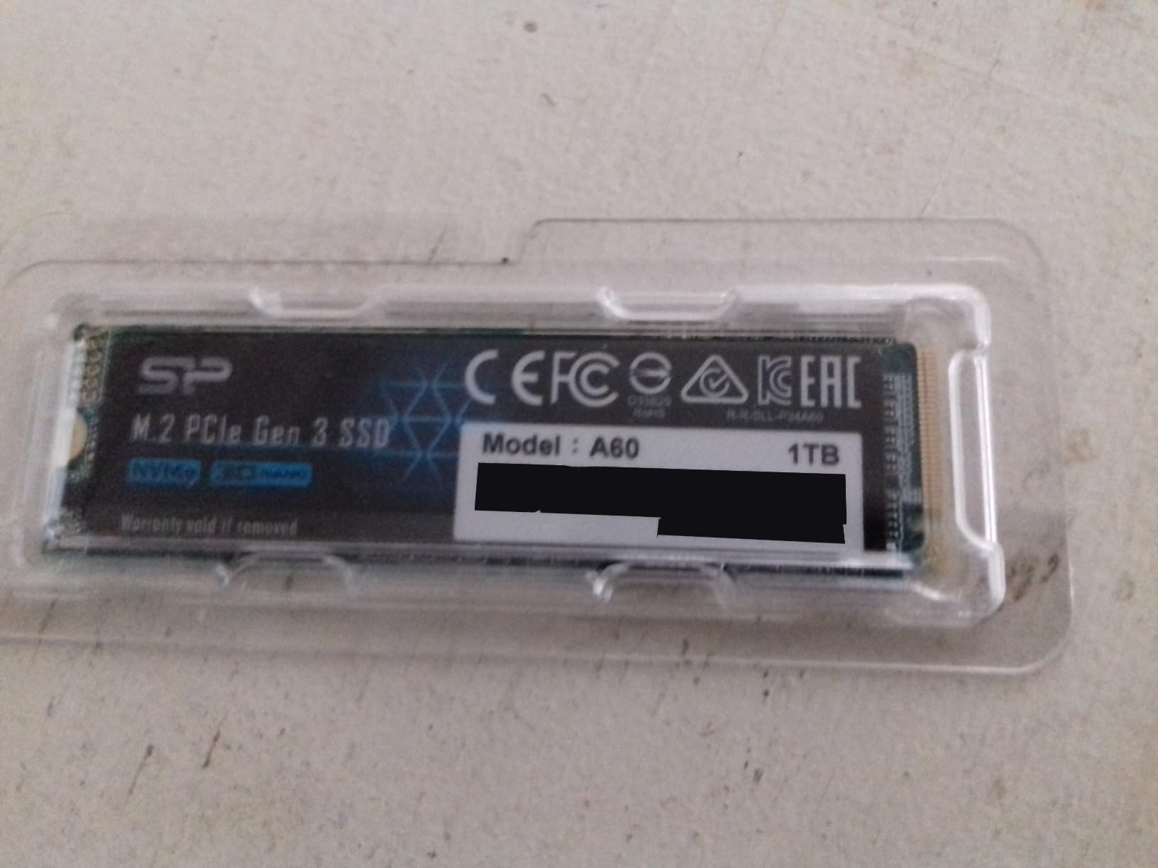 Silicon Power 128GB NVMe M.2 PCIe Gen3x4 2280 SSD (SP128GBP34A60M28) customer photo 2