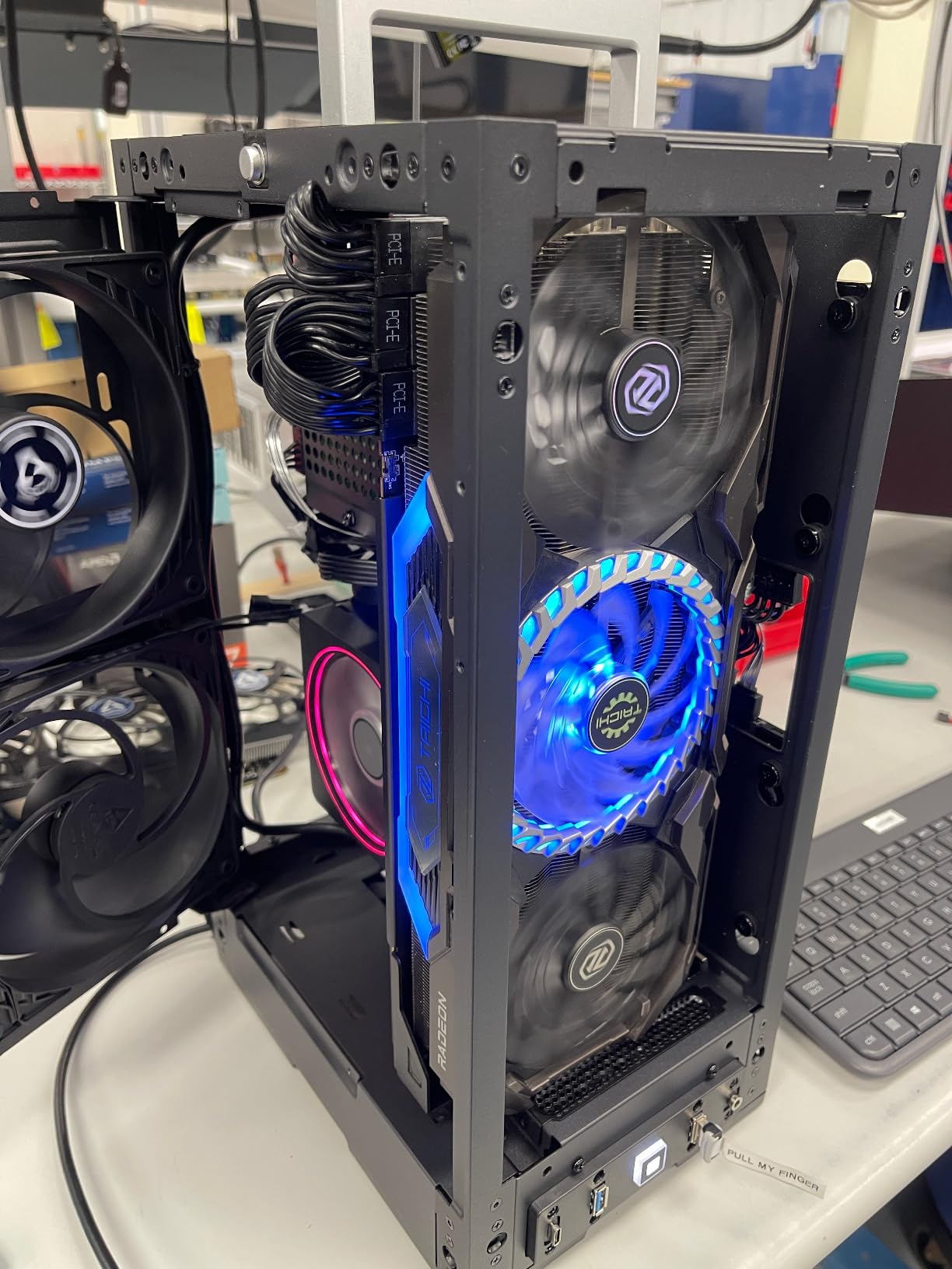 HYTE Revolt 3 Small Form Factor Premium ITX Computer Gaming Case Only, Metal, Black customer photo 1
