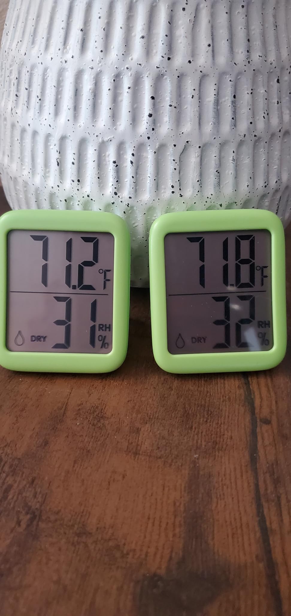 Antonki 2 Pack Room Thermometer for Home, Hygrometer Indoor Humidity Meter Gauge, Digital Temperature and Humidity Monitor Sensor customer photo 1
