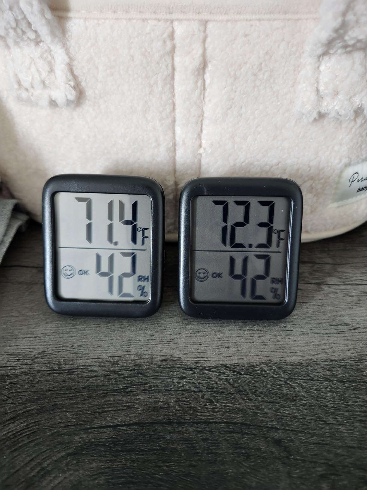 Antonki 2 Pack Room Thermometer for Home, Hygrometer Indoor Humidity Meter Gauge, Digital Temperature and Humidity Monitor Sensor customer photo 2