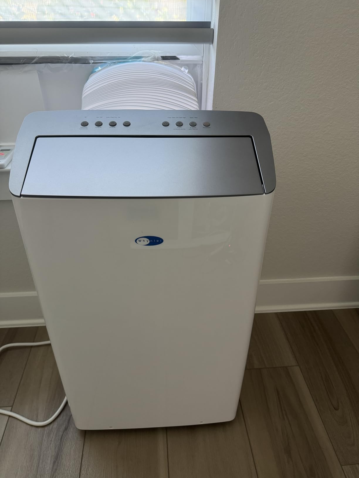 Whynter ARC-1230WN 14,000 BTU (12,000 BTU SACC) NEX Inverter Dual Hose Cooling Portable Air Conditioner, Dehumidifier, and Fan with Smart Wi-Fi, Up to 600 sq ft in White customer photo 2