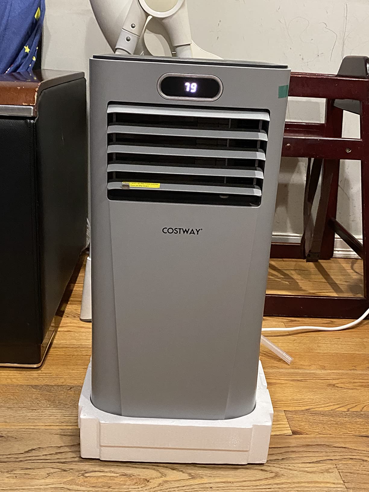 Portable Air Conditioner, 10000BTU Air Cooler with Drying, Fan, Sleep Mode, 24H Timer Function, Remote Control, Cools Room up to 350 Sq. ft, for Home & Office Use, Window Kit Included, White customer photo 2