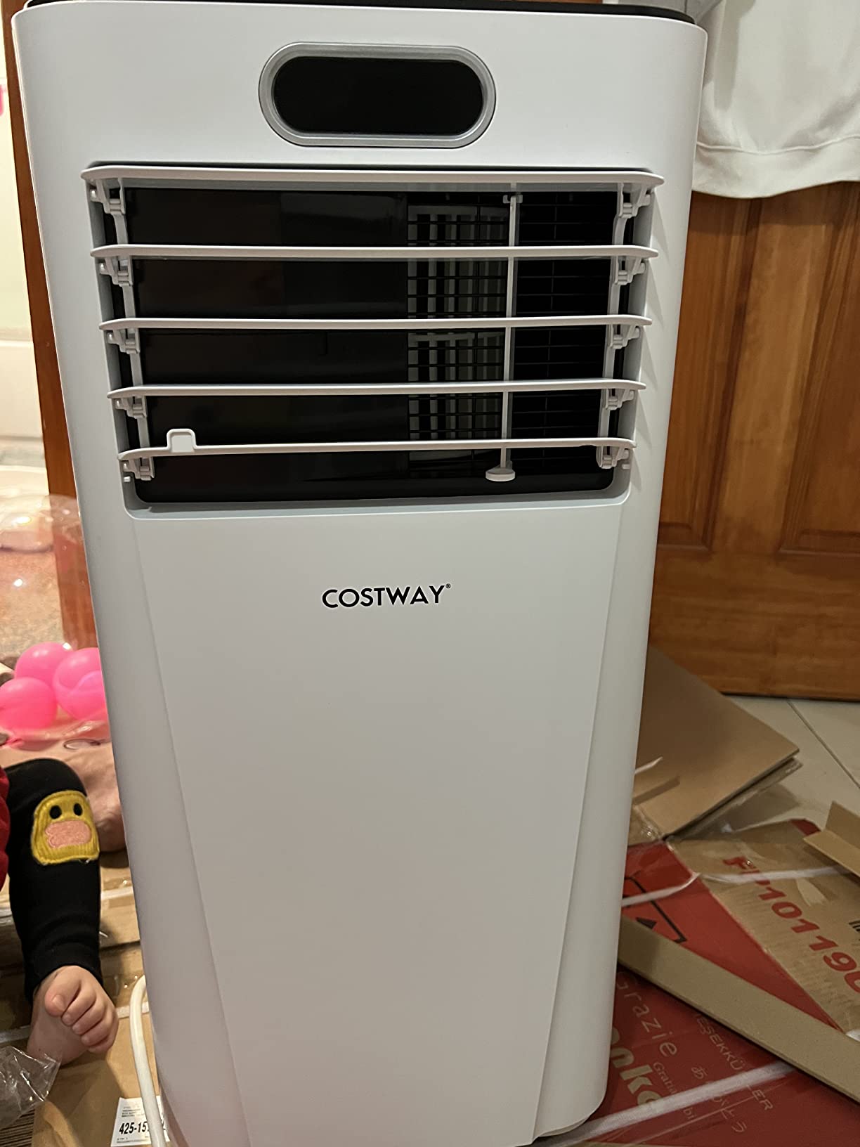 Portable Air Conditioner, 8000BTU AC Unit with Drying, Fan, Sleep Mode, 24H Timer, Remote Control, Cools Room up to 230 Sq. ft, for Home & Office Use, Window Kit Included, White(8000BTU) customer photo 1