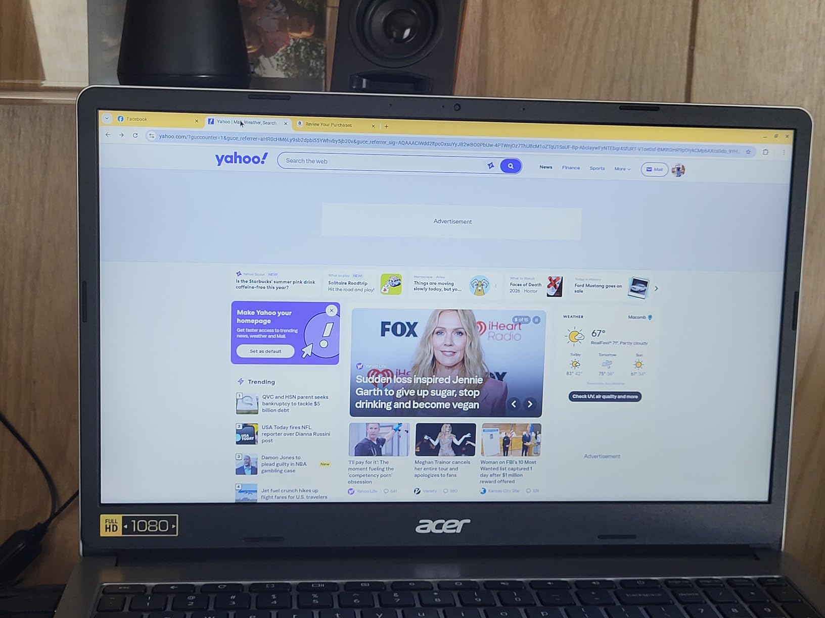 Acer Chromebook 315 Laptop, Celeron N4500, 15.6