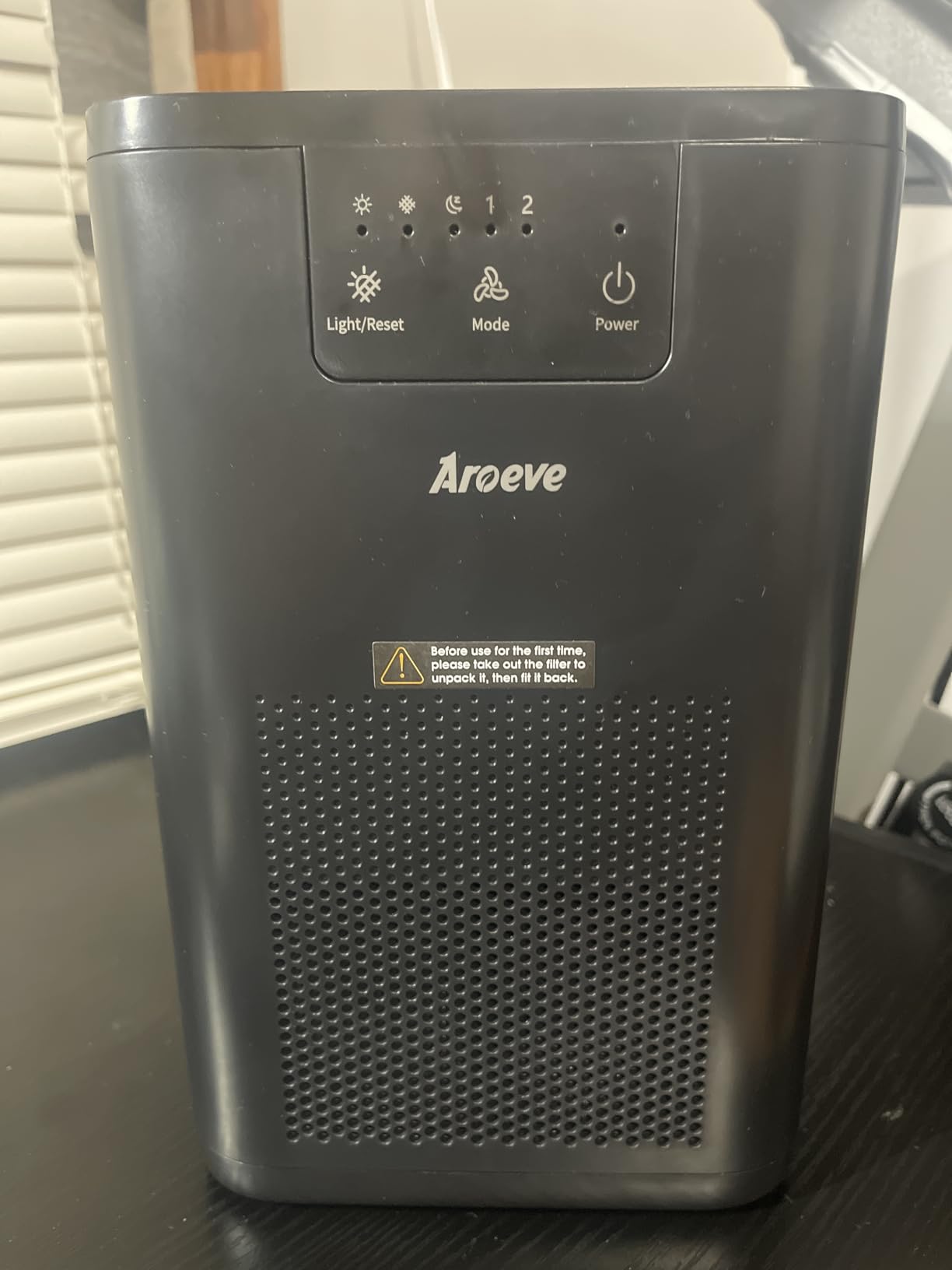 AROEVE Air Purifiers for Bedroom Air Purifier With Aromatherapy Function For Pet Smoke Pollen Dander Hair Smell 20dB Air Cleaner For Bedroom Office Living Room, MK06- White customer photo 2